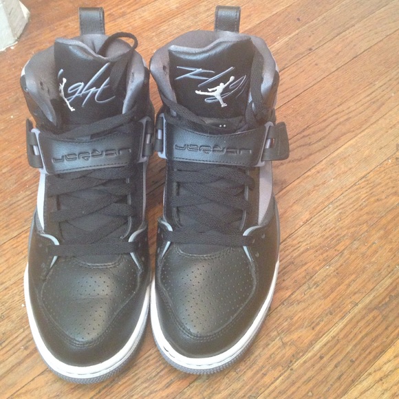 Nike Shoes - Black/White/Grey Jordan Flight