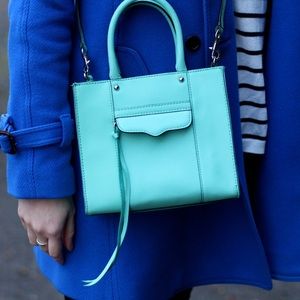 Signed Rebecca Minkoff MAB Mini tote in Mint