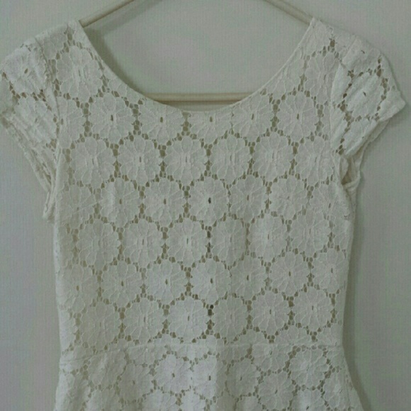 Xhilaration Tops - Lace peplum top Xhilaration Tops - Lace peplum top