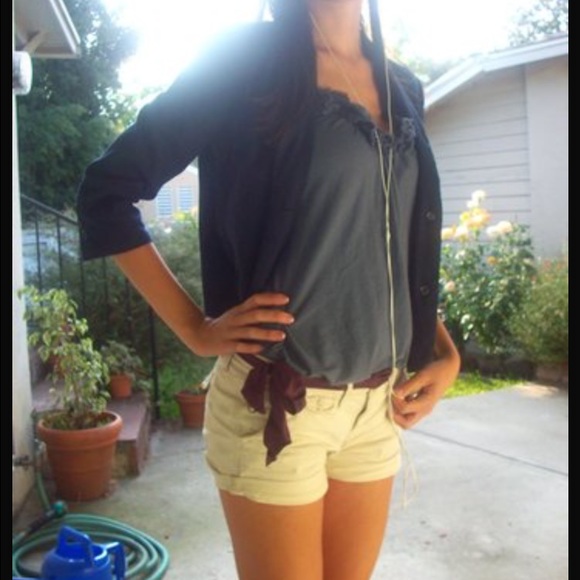 Light khaki shorts