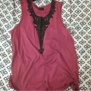 Bundle! Red blazer & red tank