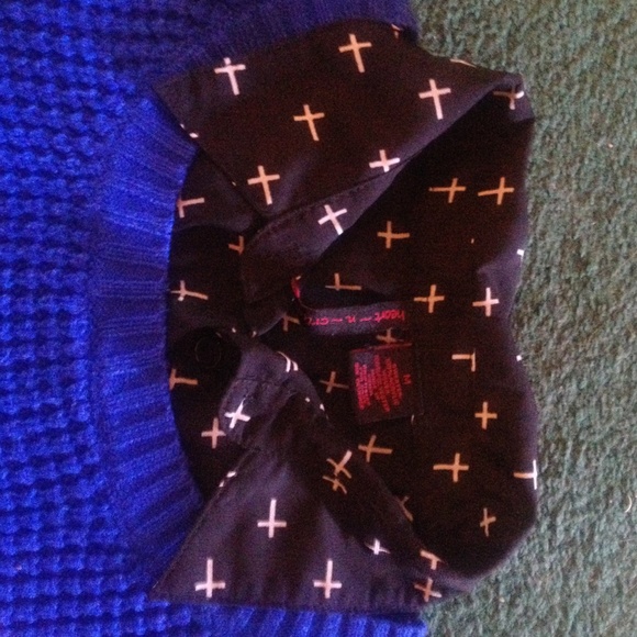 Sweater with attached blouse - Picture 2 of 3