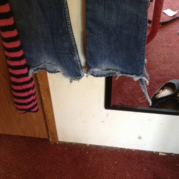 Silver boot cut jeans - Picture 3 of 3