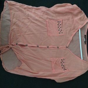 Peach color shirt