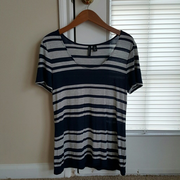 Cynthia Rowley Striped Tee - Picture 2 of 4