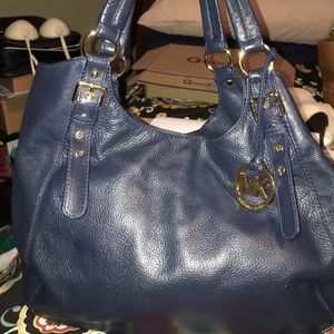 Additional pic of MK NAVY handbag