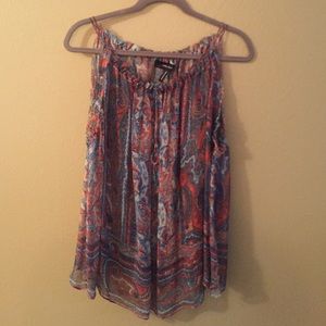 Isabel Marant Multi-Color Peasant Top