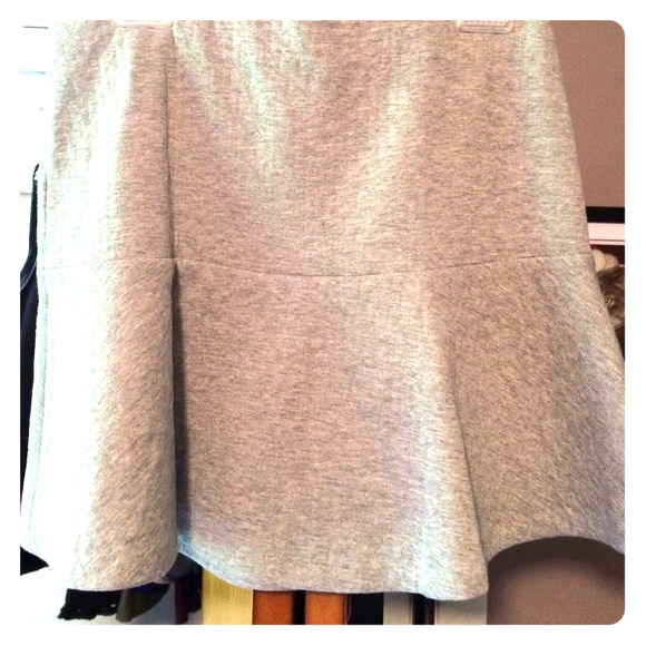 LOFT Grey mini skirt