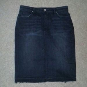 BeBe Blk Denim Pencil Skirt