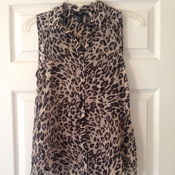 Cheetah print top