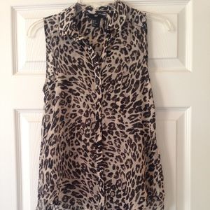 Cheetah print top