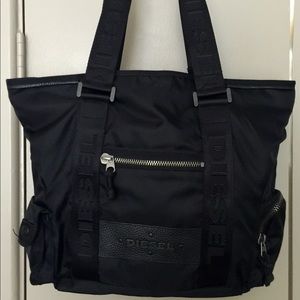 100% authentic black Diesel tote/hand bag NWOT