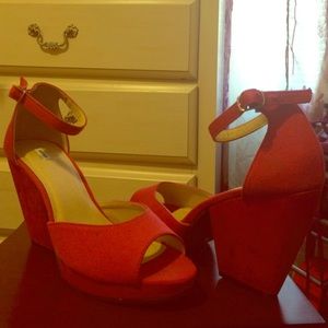 'Kimchi Blue' Red Sandal