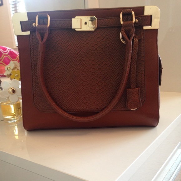 JustFab Handbags - Chocolate brown handbag