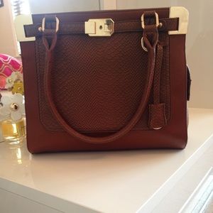 Chocolate brown handbag