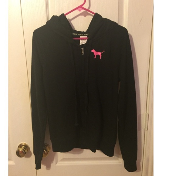 Pink bling zip up jacket