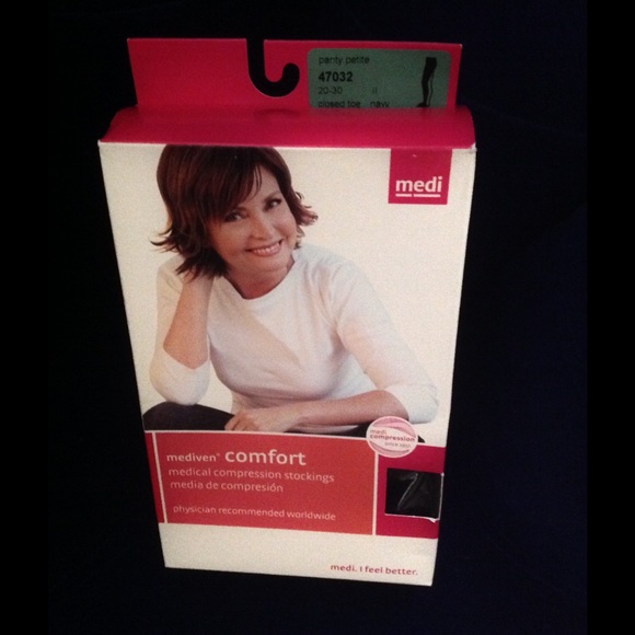 Medical compression stockings color navy