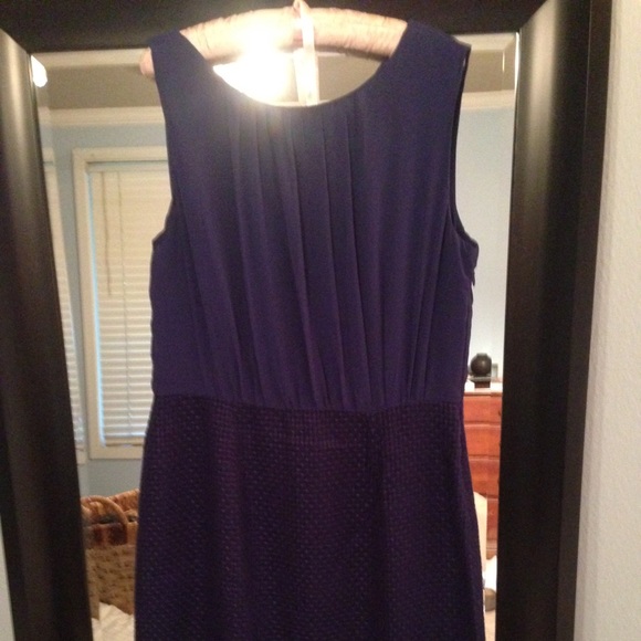Purple dress, good for work or play