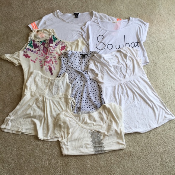 white tops bundle - Picture 1 of 2