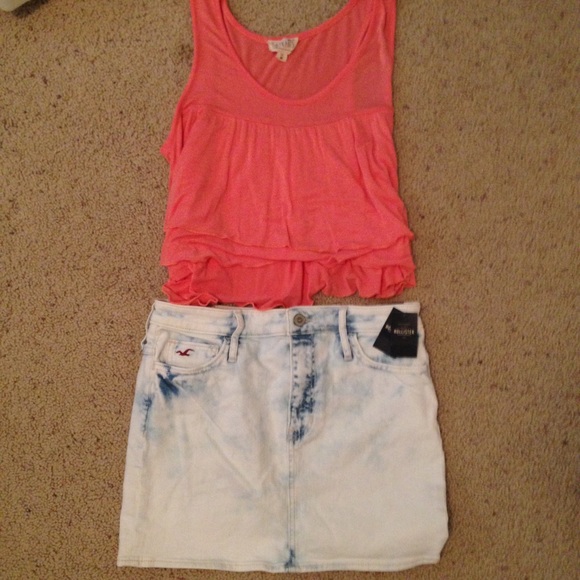 ***Nwt hollister jean skirt
