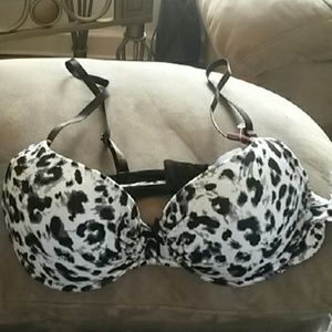 Leopard print bra