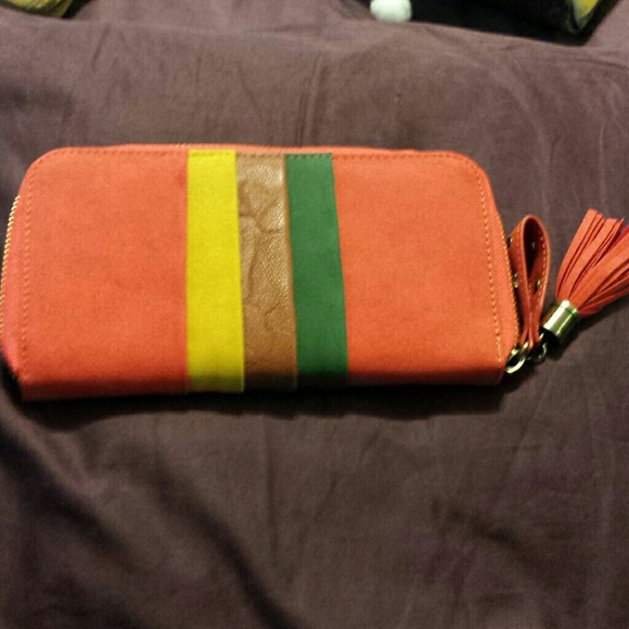 Rust color wallet. Never used!