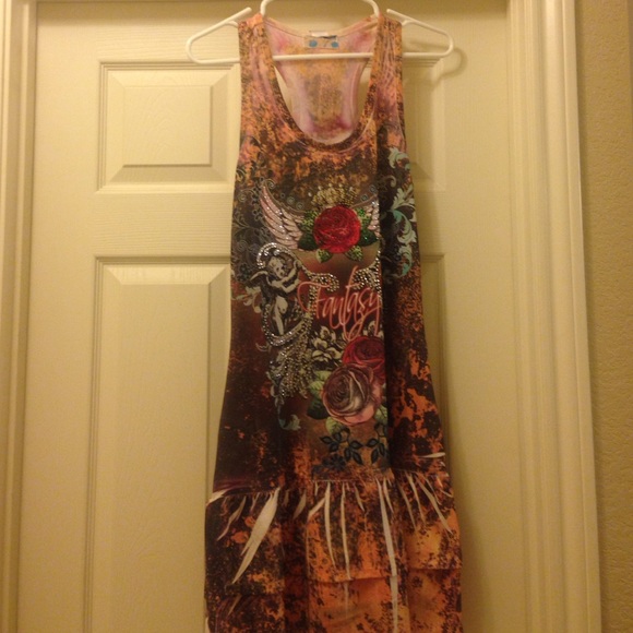 Razor back sundress or cover up