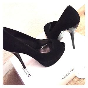 Open toe high heel