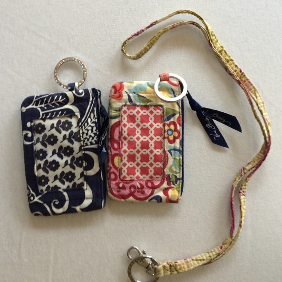 Vera Bradley - 2 coin purses and 1 key chain.