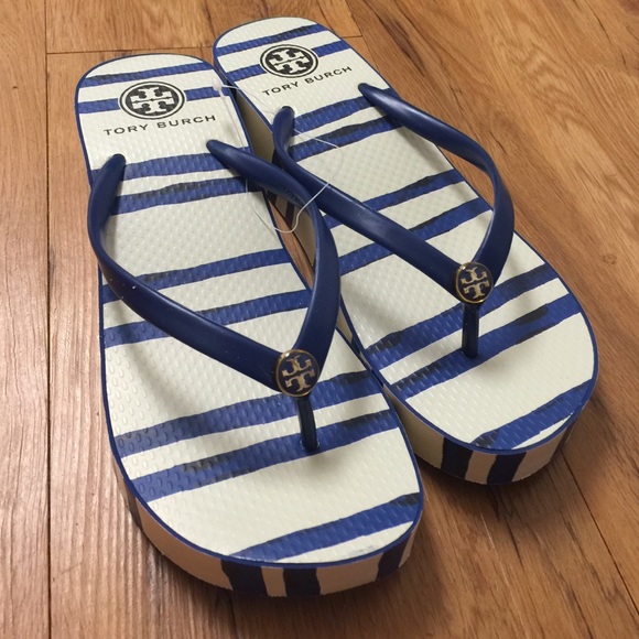 Tory Burch Shoes - Tory Burch Thandie Wedge Flip Flop