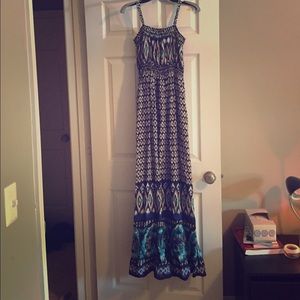 Aztec long dress