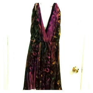 Xoxo brand low cut v neck dress