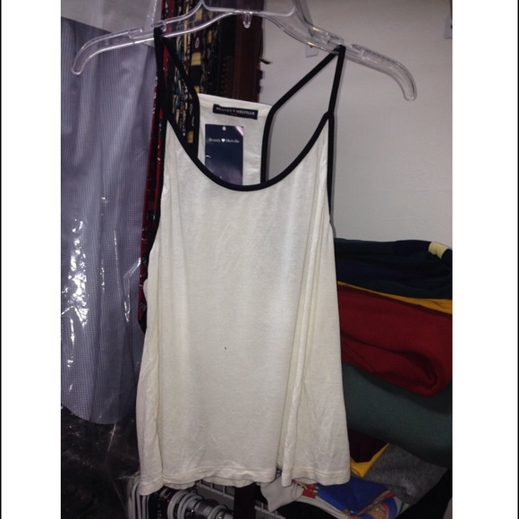 NWT Brandy Melville black and white tank top - Picture 1 of 2