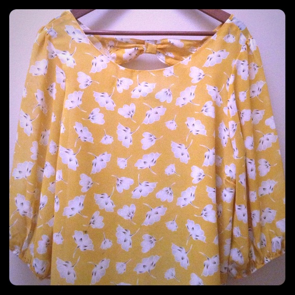 Pretty Yellow Blouse
