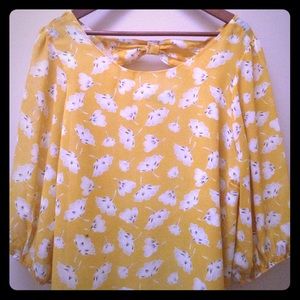 Pretty Yellow Blouse