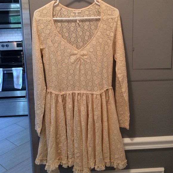 CREAM COLORED FREE PEOPLE DRESS