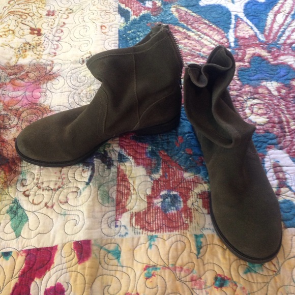 Suede ankle boots - Picture 2 of 4