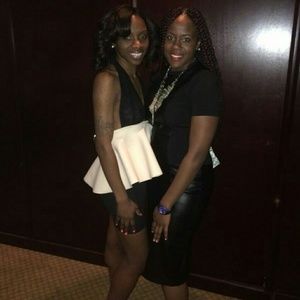 Leather look midi dress