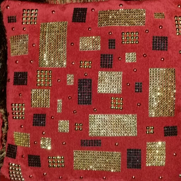 Custom Rinestone Throw Pillows - Picture 2 of 2