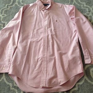 Men's pink Ralph Lauren button down