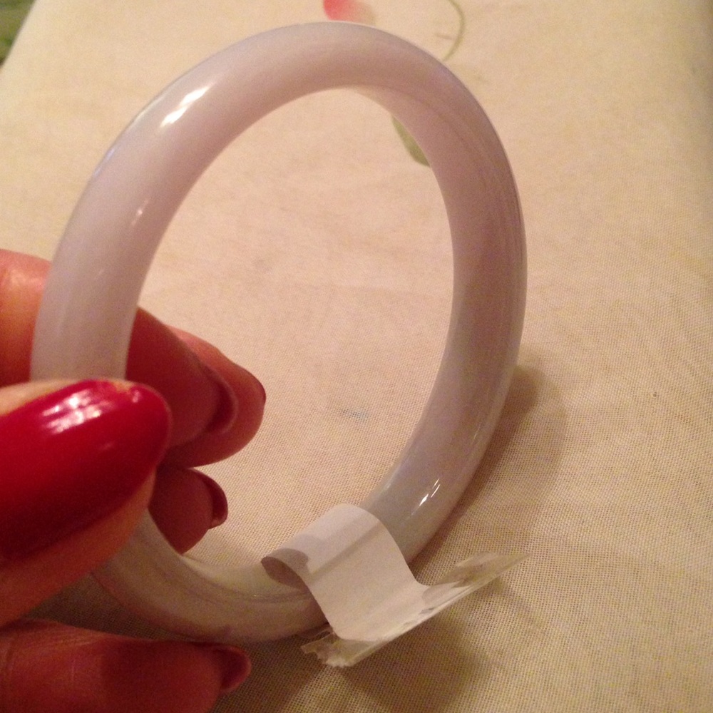 🌹This lucky purple  bangle  is real Jade🌹 - Picture 3 of 4