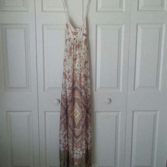 Paisley Print Maxi Sundress