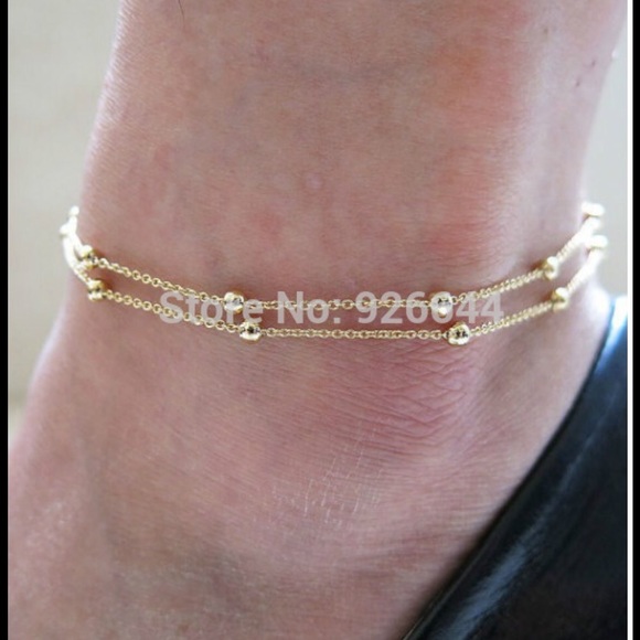 🚫sold in bundle🚫Gold anklet!