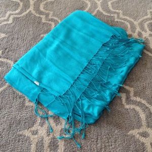 Turquoise scarf