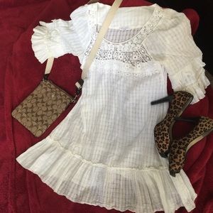 🌴Calypso St. Barth White/Beige Summer Dress🌴