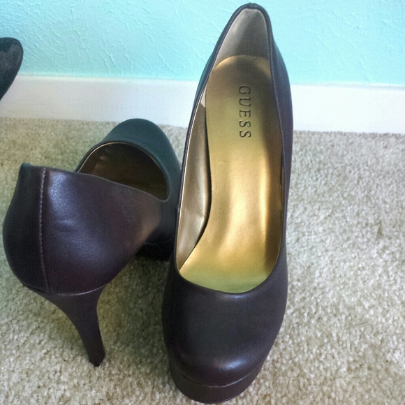NEW Guess Heels - Brown - Picture 2 of 4