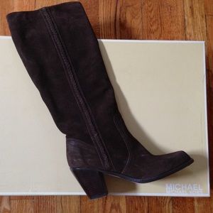 Michael Kors Casey Braided Boots (size 7.5)