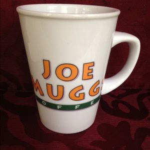 Joe Muggs Coffee Cup Mug Tall White