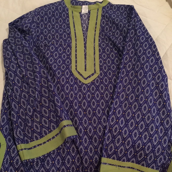 Navy and white tunic - Picture 1 of 2