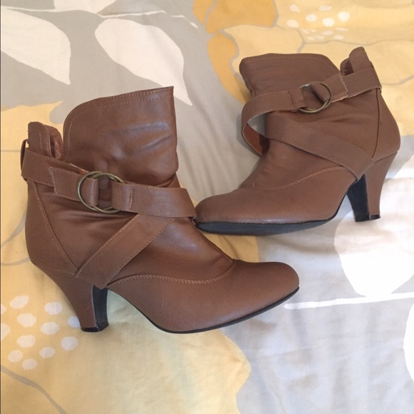 Brown booties